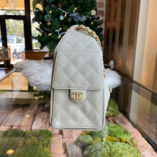 CHANEL Chanel 25 Small Caviar Quilted Hobo Bag