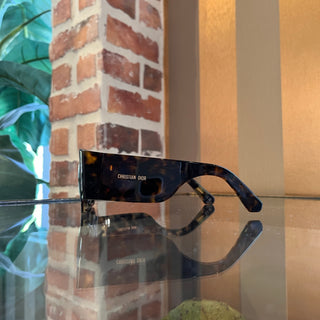 DIOR DiorNuit S1F Tortoise Shell Acetate Square Sunglasses