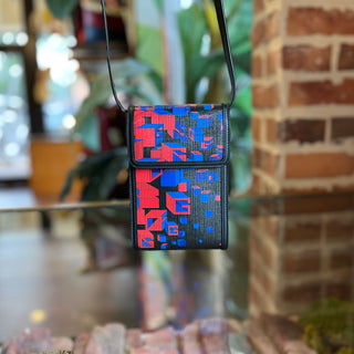 GUCCI Red Blue G Space Phone Crossbody