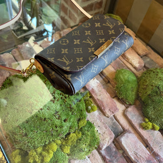 LOUIS VUITTON Favorite Brown Monogram Canvas Crossbody