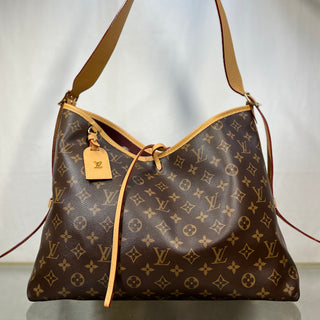 LOUIS VUITTON CarryAll MM Brown Monogram Hobo Bag