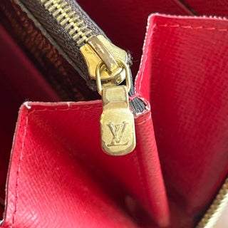 LOUIS VUITTON Damier Ebene Canvas Zippy Wallet