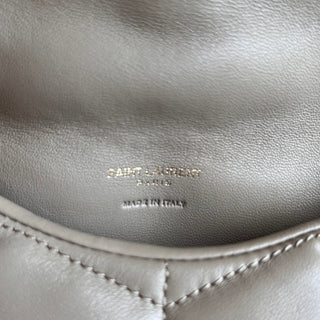 SAINT LAURENT LouLou Pouch Beige
