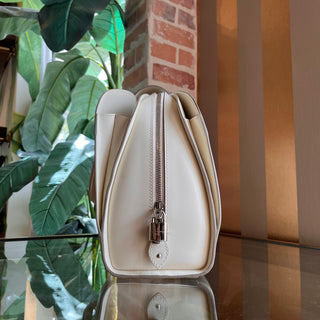 LOUIS VUITTON Pont Neuf White Epi Leather Satchel Bag