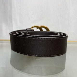 GUCCI GG Marmont Brown Leather Belt 100/40