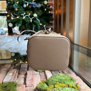 FENDI Mon Tresor Mini FF Canvas Bucket Bag