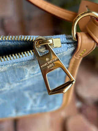 LOUIS VUITTON Denim Carryall PM W/ Pouch