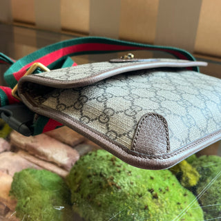 GUCCI Neo Vintage Beige GG Supreme Canvas Belt Bag