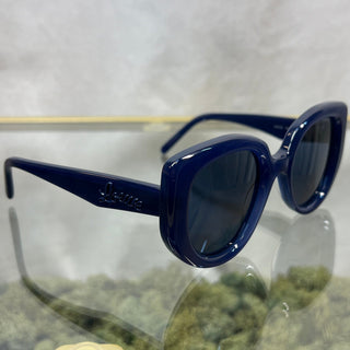 LOEWE Blue Round Sunglasses LW40100I TS