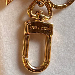 LOUIS VUITTON Gold New Wave Bag Charm & Key Holder