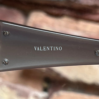 VALENTINO 5451/S Beige Acetate Sequin Shield Sunnies