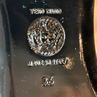 VERSACE Medusa '95 Satin Slides SZ 36