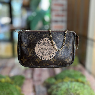 LOUIS VUITTON Trunks and Bags Pochette Accessoires Mini Monogram Canvas Handbag