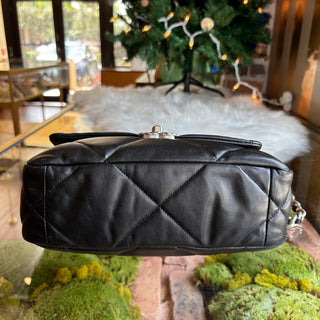 CHANEL Black Quilted Lambskin Small 19 Shoulder Bag