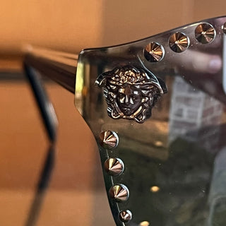 VERSACE MOD.2161 Silver Metal Aviator Sunglasses