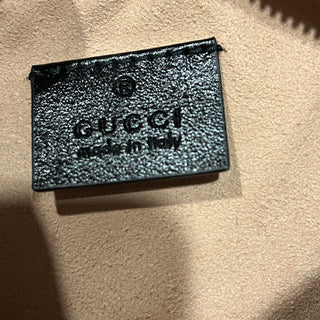 GUCCI Torchon Mini Beige  GG Marmont Round Shoulder Bag