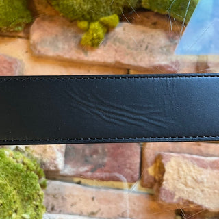 LOUIS VUITTON Black Initials Eclipse Monogram 90/36 Belt