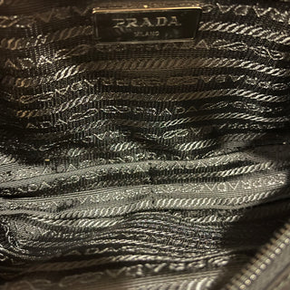 PRADA Black Nylon Belt Bag