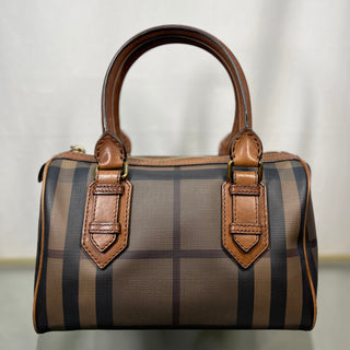 BURBERRY Chester Smoked Check Small Bowling Bag