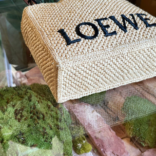 LOEWE Paula's Ibiza Raffia Tote Bag