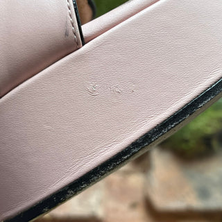 GUCCI Galassia Pink Marmont Calfskin Platform Heels SZ 40.5 (US 10.5)