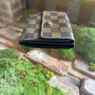 LOUIS VUITTON Damier Ebene French Purse