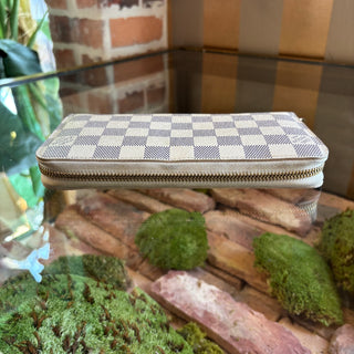 LOUIS VUITTON Damier Azur Zippy Wallet