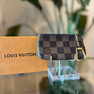 LOUIS VUITTON Key Cles Damier Ebene
