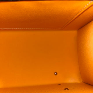 GOYARD Saigon PM Goyardine Canvas Clamecy Cowhide Top Handle