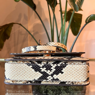 Tory Burch Eleanor Exotic small convertible shoulder bag,
