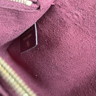 LOUIS VUITTON Wight Damier Ebene Bordeaux Canvas Shoulder Bag