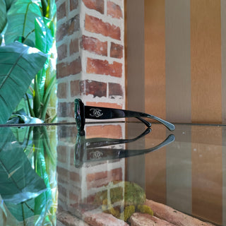 CHANEL 5468-B Black Acetate Square Sunglasses