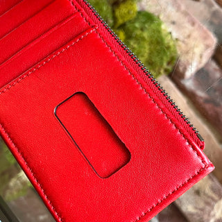 GUCCI GG Marmont Mini Red Matelassé Double G Studs Torchon Shoulder Bag