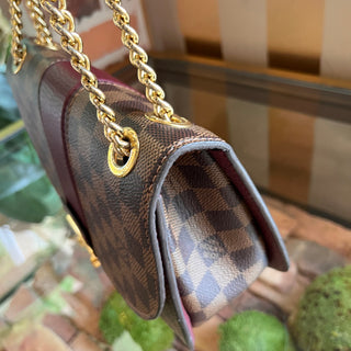 LOUIS VUITTON Wight Damier Ebene Bordeaux Canvas Shoulder Bag