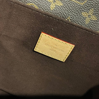 LOUIS VUITTON Pochette Metis Brown Monogram Canvas Shoulder Bag