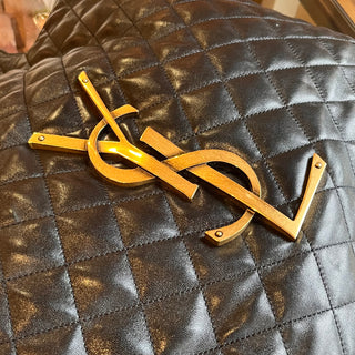 SAINT LAURENT Icare Maxi Quilted Lambskin Shopping Tote