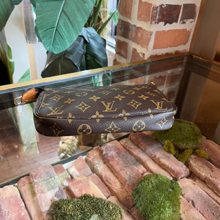 LOUIS VUITTON Pochette Accessoires Monogram Brown Canvas Bag