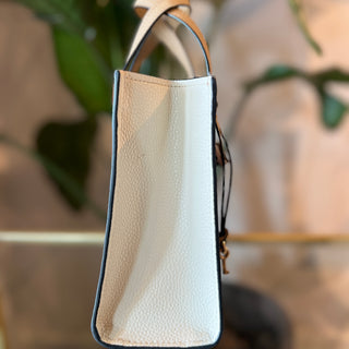 MARC JACOBS Grind Mini Bicolor Leather Tote Bag