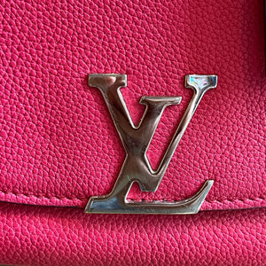 LOUIS VUITTON Pink Grained Calfskin Leather Vivienne NM