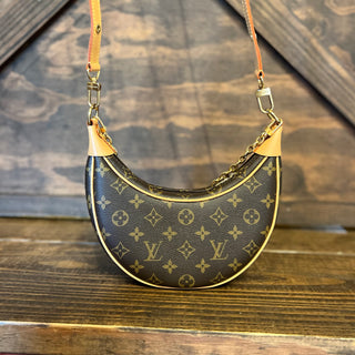 LOUIS VUITTON Loop Monogram Canvas Brown Shoulder Bag