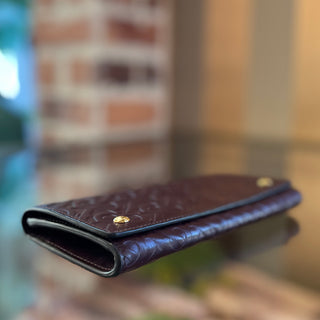 BURBERRY TB Monogram Leather Wallet