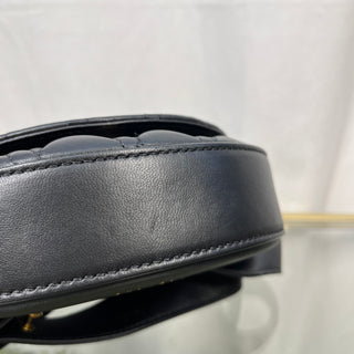 VERSACE Virtus Vitello Black Belt Bag