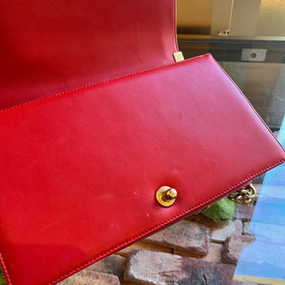 CHANEL Boy Flap New Medium Quilted Red Calfskin Shoulder Bag