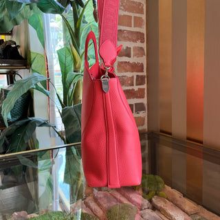 TIFFANY & CO. Return to Tiffany Heart Red Leather Tote Bag