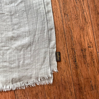 LOUIS VUITTON Gray Chale Voyage Cashmere Shawl