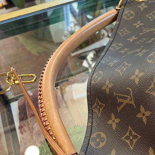 LOUIS VUITTON Artsy Brown Monogram Canvas Hobo Bag