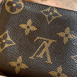LOUIS VUITTON Monogram Brown Coated Canvas Zippy Coin Purse