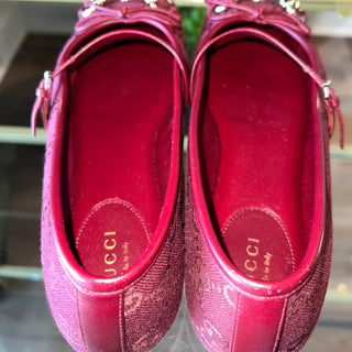 GUCCI Horsebit Ballet Flats SZ 37 1/2