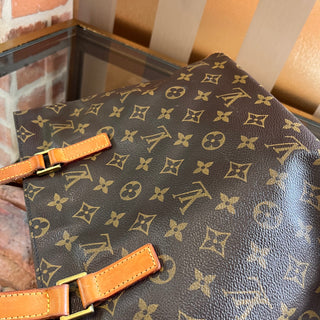 LOUIS VUITTON Piano Brown Monogram Canvas Tote Bag