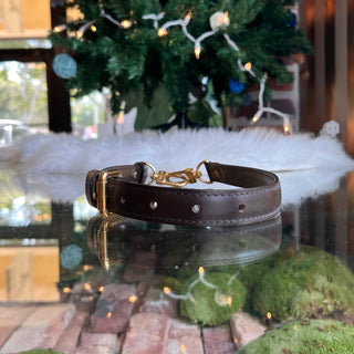 LOUIS VUITTON Brown Leather Adjustable Strap